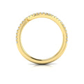 14kt Yellow Gold Diamond Womens Matching Wedding Band