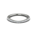 14K White Gold Diamond Matching Wedding Band