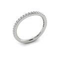 14K White Gold Diamond Matching Wedding Band