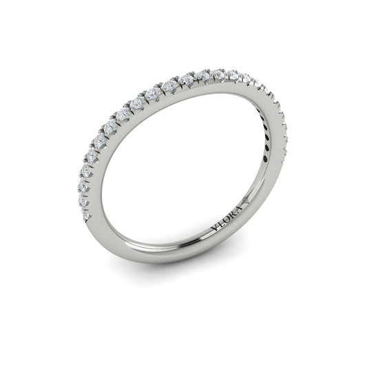 14K White Gold Diamond Matching Wedding Band