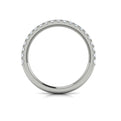 14K White Gold Diamond Art Deco Matching Wedding Band