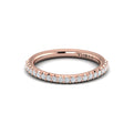 14kt Rose Gold Womens Matching Bridal Wedding Band