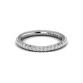 14K White Gold Diamond Womens Matching Wedding Band