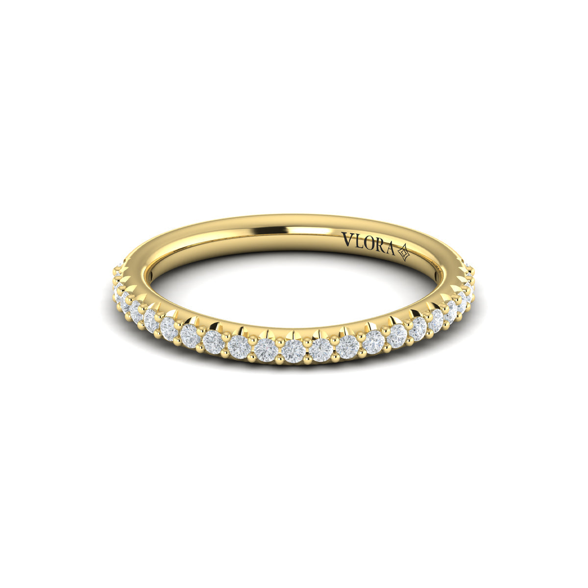 14kt Yellow Gold Womens Matching Wedding Band