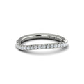 14K White Gold Diamond Womens Matching Wedding Band