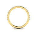 14kt Yellow Gold Diamond Womens Matching Wedding Band