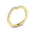 14kt Yellow Gold Womens Matching Wedding Band