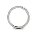 14K White Gold Diamond Womens Matching Wedding Band