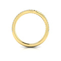 14kt Yellow Gold Diamond Womens Matching Wedding Band