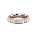 18kt Rose Gold Womens Matching Wedding Band