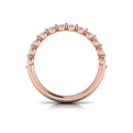 18kt Rose Gold Womens Matching Wedding Band