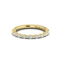 14kt Yellow Gold Diamond Mosaic Womens Wedding Band