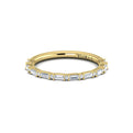 14kt Yellow Gold Diamond Womens Matching Wedding Band