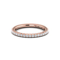 14kt Rose Gold Diamond Womens Matching Wedding Band