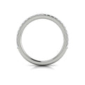 14K White Gold Diamond Womens Matching Wedding Band