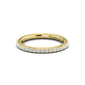 14kt Yellow Gold Diamond Womens Matching Wedding Band
