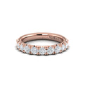 14kt Rose Gold Diamond Womens Matching Wedding Band