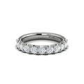14K White Gold Diamond Womens Matching Wedding Band