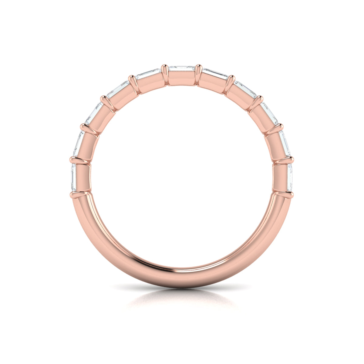 14kt Rose Gold Womens Matching Wedding Band