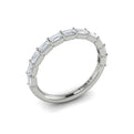 14K White Gold Womens Matching Wedding Band