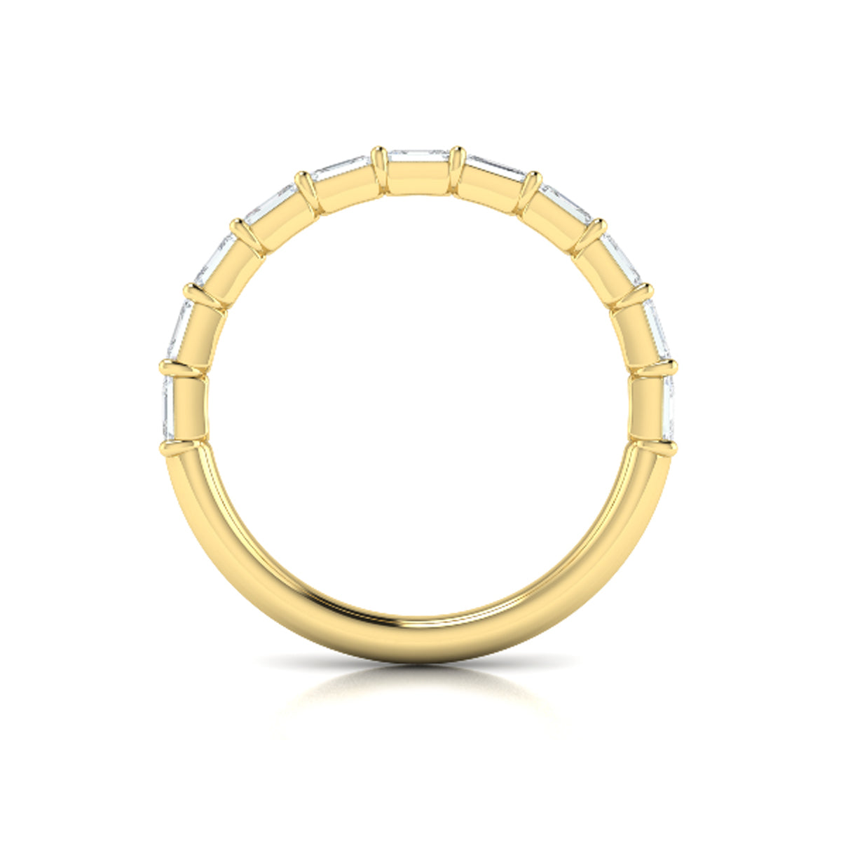 14kt Yellow Gold Womens Delicate Matching Wedding Band