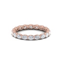 14kt Rose Gold 1.98ctw Diamond Eternity Wedding Band