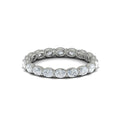 14K White Gold 1.98ct Diamond Eternity Wedding Band