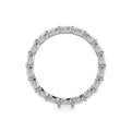 14K White Gold 1.98ct Diamond Eternity Wedding Band