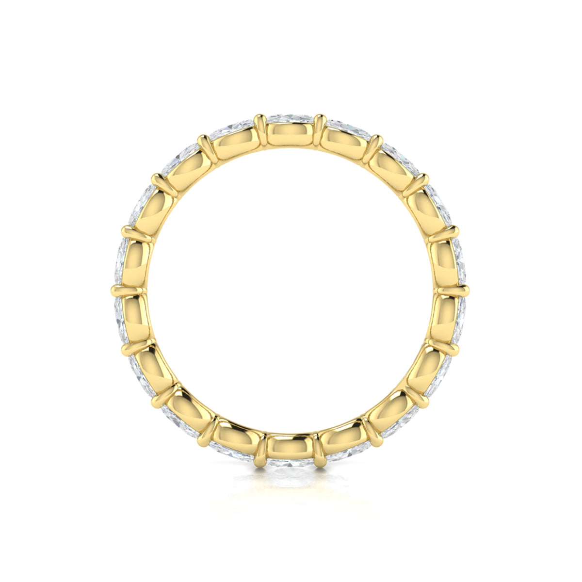 14kt Yellow Gold Diamond Eternity Wedding Band