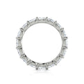 14K White Gold 2.4ctw Diamond Womens Eternity Wedding Band