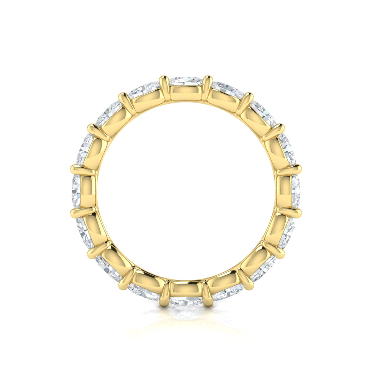 14kt Yellow Gold 2.4ctw Diamond Womens Eternity Band