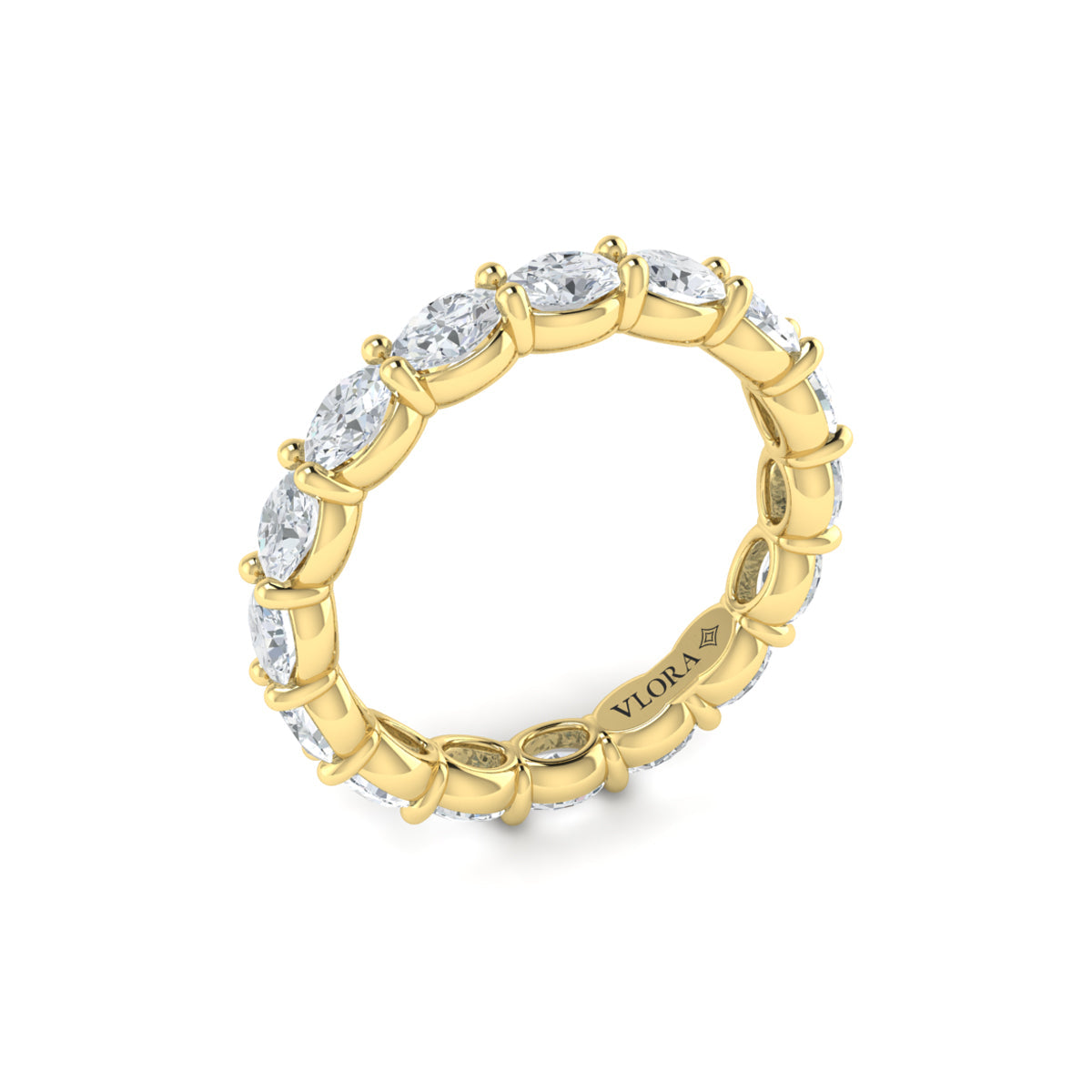 14kt Yellow Gold 2.4ctw Diamond Womens Eternity Band