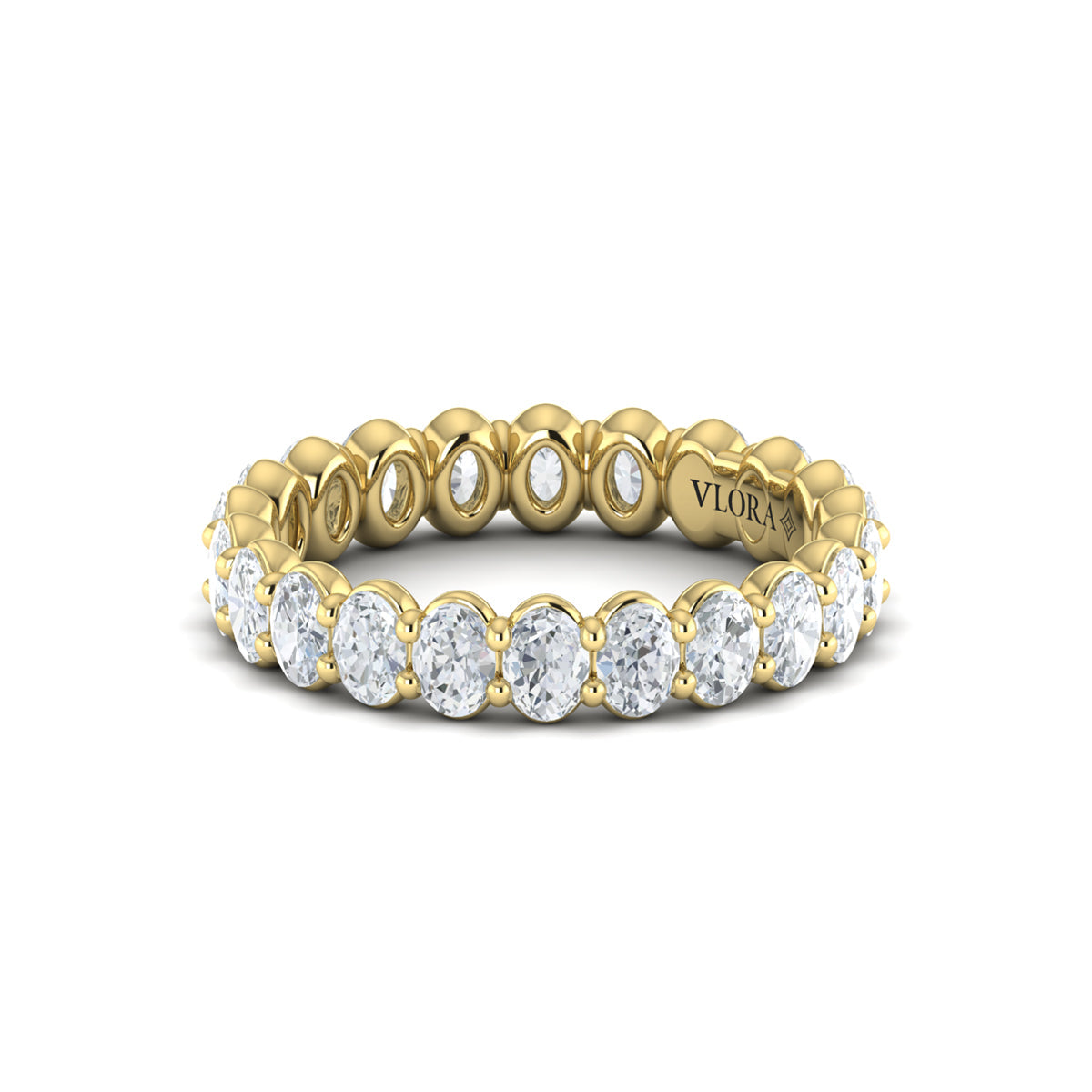 14kt Yellow Gold Diamond Eternity Wedding Band