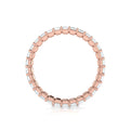14kt Rose Gold Diamond Eternity Wedding Band