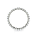 14K White Gold 3.0ctw Diamond Eternity Wedding Band