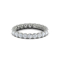 14K White Gold 1.98ct Diamond Eternity Wedding Band