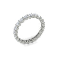 14K White Gold 1.98ct Diamond Eternity Wedding Band