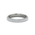 14K White Gold 1.56ct Diamond Eternity Wedding Band