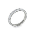 14K White Gold 1.56ct Diamond Eternity Wedding Band