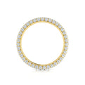18kt Yellow Gold 1.56ct Diamond Womens Eternity Band