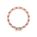 18kt Rose Gold Diamond Eternity Wedding Band