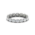 14K White Gold 1.76ctw Diamond Eternity Wedding Band