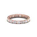 14kt Rose Gold Diamond Eternity Wedding Band