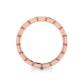14kt Rose Gold Diamond Eternity Wedding Band
