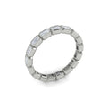 14K White Gold 1.7ctw Diamond Eternity Wedding Band