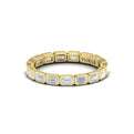 14kt Yellow Gold Diamond Womens Eternity Wedding Band