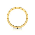 14kt Yellow Gold Diamond Womens Eternity Wedding Band
