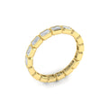 14kt Yellow Gold Diamond Womens Eternity Wedding Band