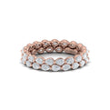 18kt Rose Gold Diamond Eternity Wedding Band