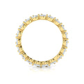 14kt Yellow Gold 2.28ct Diamond Eternity Wedding Band